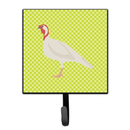 Carolines Treasures Beltsville Small White Turkey Hen Green Leash or Key Holder BB7815SH4